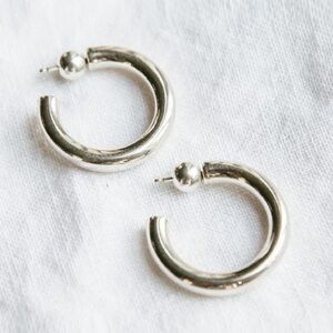 Sophie Buhai small everyday sterling silver 1” hoops